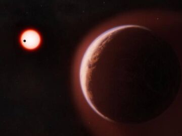 Representaci&oacute;n art&iacute;stica del exoplaneta LHS 1140 b