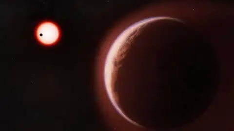 Representación artística del exoplaneta LHS 1140 b Representación artística del exoplaneta LHS 1140 b