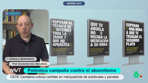 Gonzalo Bernardos responde a la pol&eacute;mica campa&ntilde;a de la patronal c&aacute;ntabra y propone soluciones contra el absentismo: "Poner m&aacute;s dinero en la medicina, tratar mejor al trabajador y concienciarlo de que debe ser responsable, como tambi&eacute;n lo debe ser el empresario".