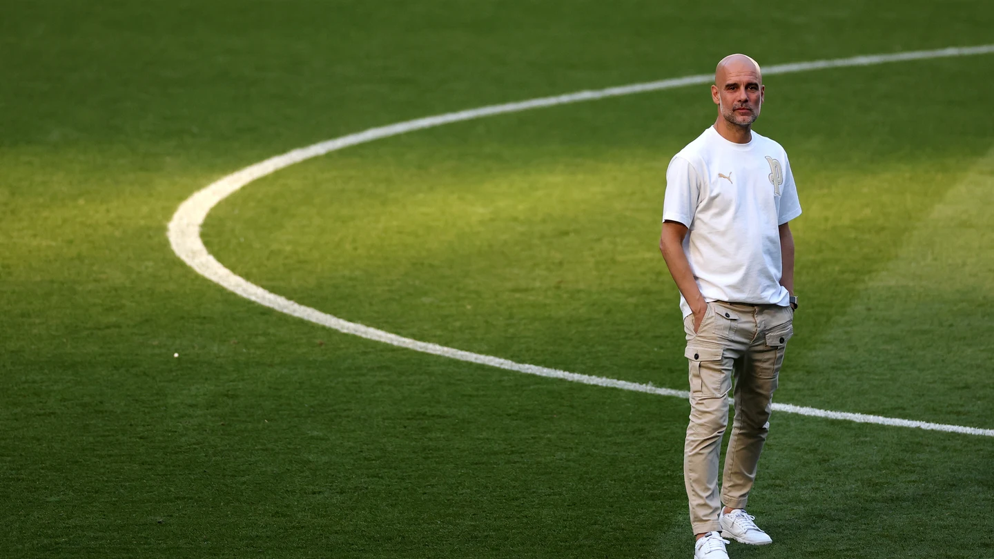 Pep Guardiola, durante su último partido como entrenador del Manchester City ante el Aston Villa en mayo de 2026 Pep Guardiola, durante su último partido como entrenador del Manchester City ante el Aston Villa en mayo de 2026