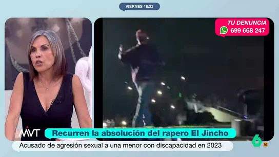 Bea de Vicente explica la "incongruencia omisiva" ante el recurso a la absolución de El Jincho: "Eso es una base. Ahí tienen mucha fuerza" Bea de Vicente explica la "incongruencia omisiva" ante el recurso a la absolución de El Jincho: "Eso es una base. Ahí tienen mucha fuerza"