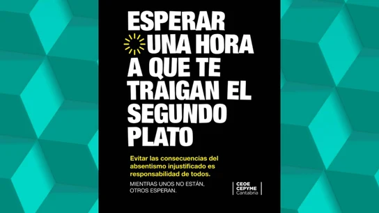 Cabreo entre los sindicatos por la campaña publicitaria de la patronal cántabra contra el absentismo Cabreo entre los sindicatos por la campaña publicitaria de la patronal cántabra contra el absentismo