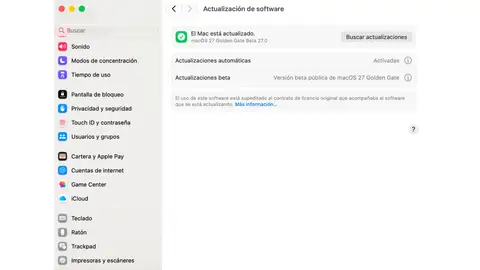 Actualizando MacOS 27 Actualizando MacOS 27