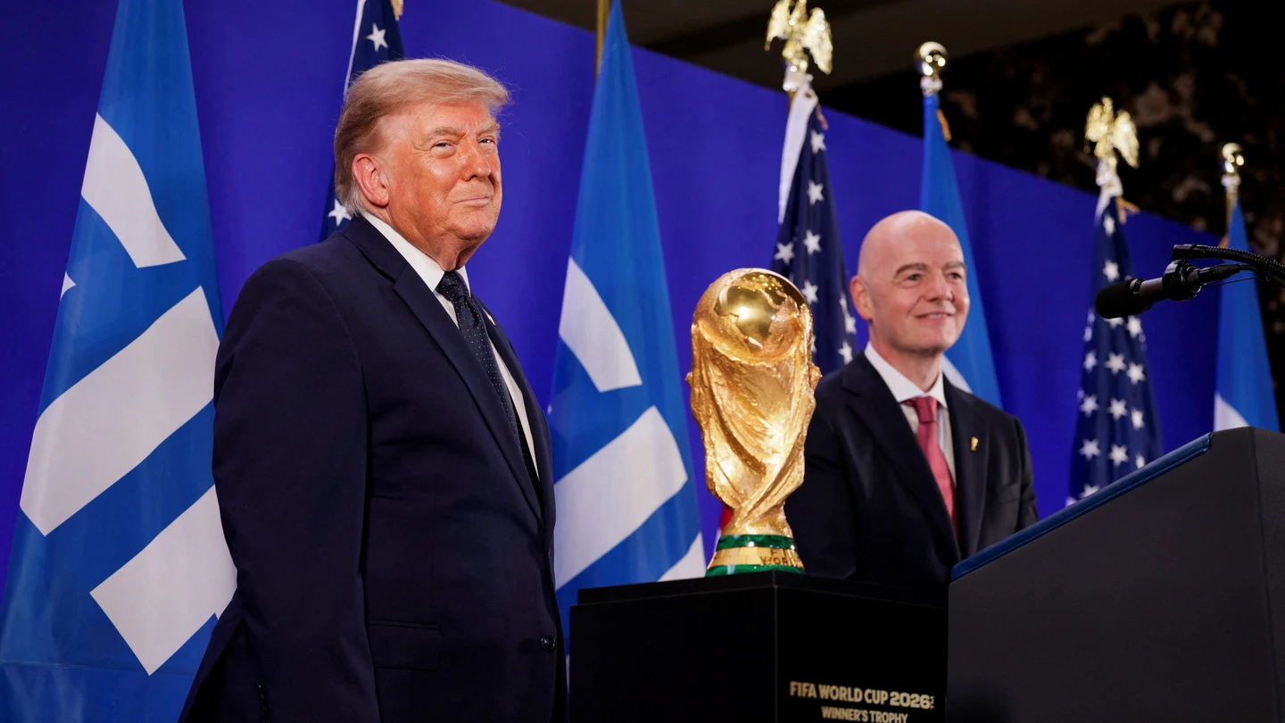 Donald Trump y Gianni Infantino Donald Trump y Gianni Infantino
