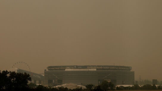 El estadio East Rutherford de Nueva Jersey, donde Espa&ntilde;a disputar&aacute; la final del Mundial. 
