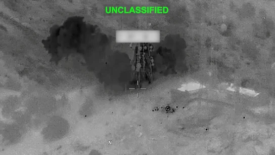 Imagen de uno de los ataques nocturnos de EEUU a Irán Imagen de uno de los ataques nocturnos de EEUU a Irán