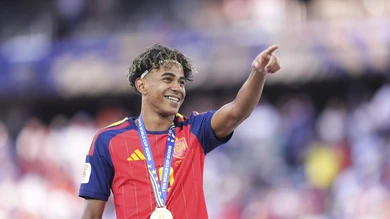 Lamine Yamal celebra el Mundial 2026 con la Selección Española Lamine Yamal celebra el Mundial 2026 con la Selección Española