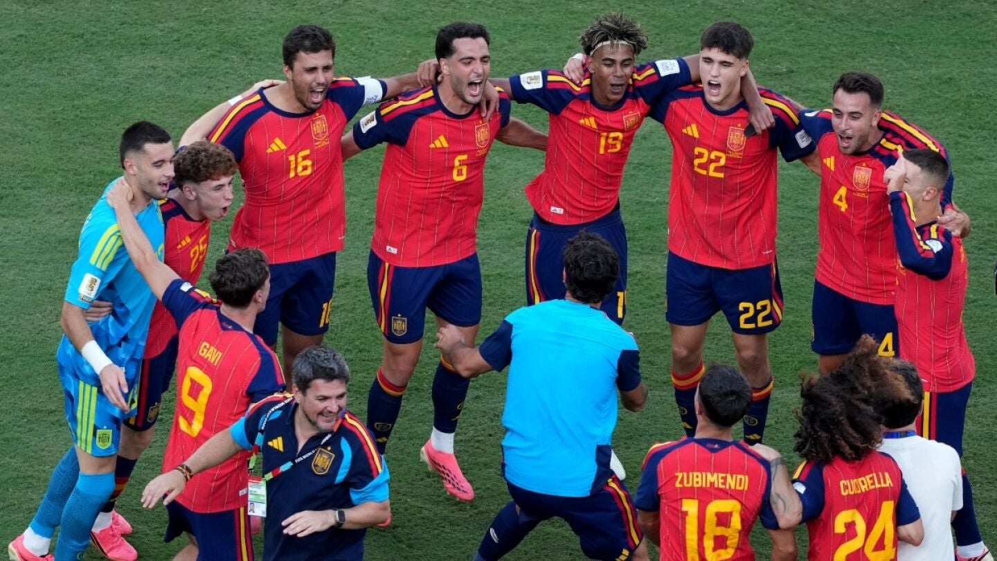 Espa&ntilde;a celebra el Mundial 2026