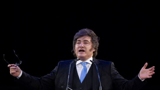 Javier Milei en una foto de archivo