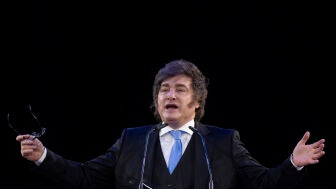 Javier Milei en una foto de archivo