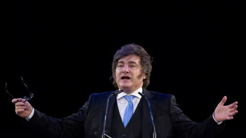 Javier Milei en una foto de archivo