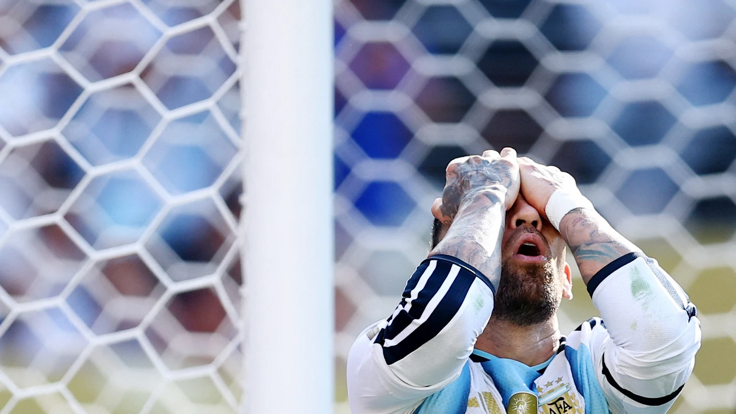 El argentino Nicolás Otamendi, tras perder contra España en la final del Mundial 2026 El argentino Nicolás Otamendi, tras perder contra España en la final del Mundial 2026