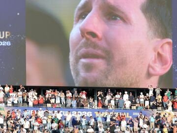 Messi rompe a llorar tras la final de Nueva York
