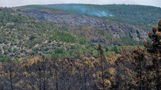 El incendio de la Sierra Norte de Guadalajara