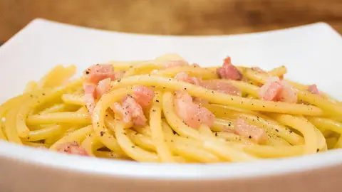 Pasta all'amatriciana Pasta all'amatriciana