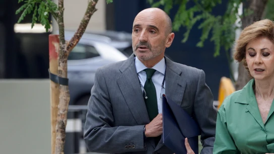 El empresario Julio Martínez Martínez, amigo de José Luis Rodríguez Zapatero y uno de los principales investigados en el caso Plus Ultra, acompañado por su abogada María Dolores Márquez del Prado El empresario Julio Martínez Martínez, amigo de José Luis Rodríguez Zapatero y uno de los principales investigados en el caso Plus Ultra, acompañado por su abogada María Dolores Márquez del Prado