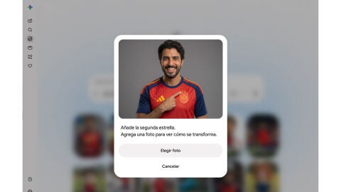 Luce la camiseta de la selección