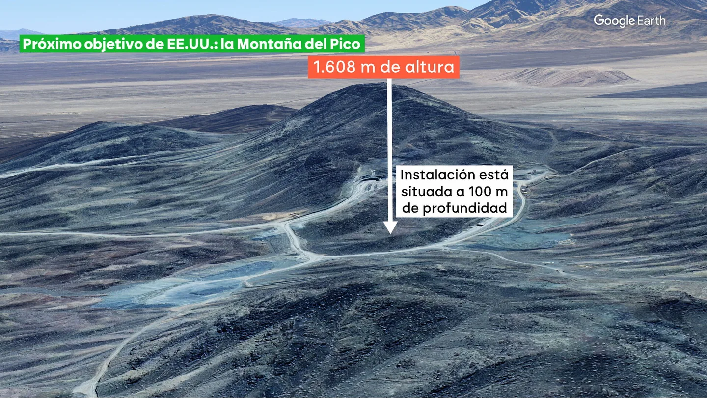 El superbunker nuclear iraní en la Montaña del Pico El superbunker nuclear iraní en la Montaña del Pico