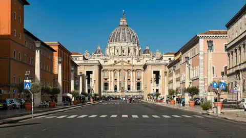 Vía della Conciliazione en Roma Vía della Conciliazione en Roma