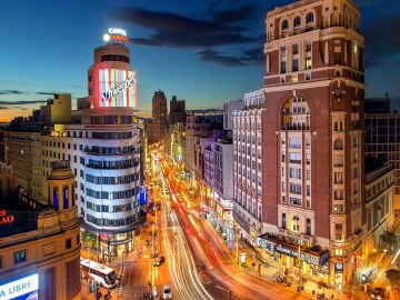 Gran Via, en Madrid