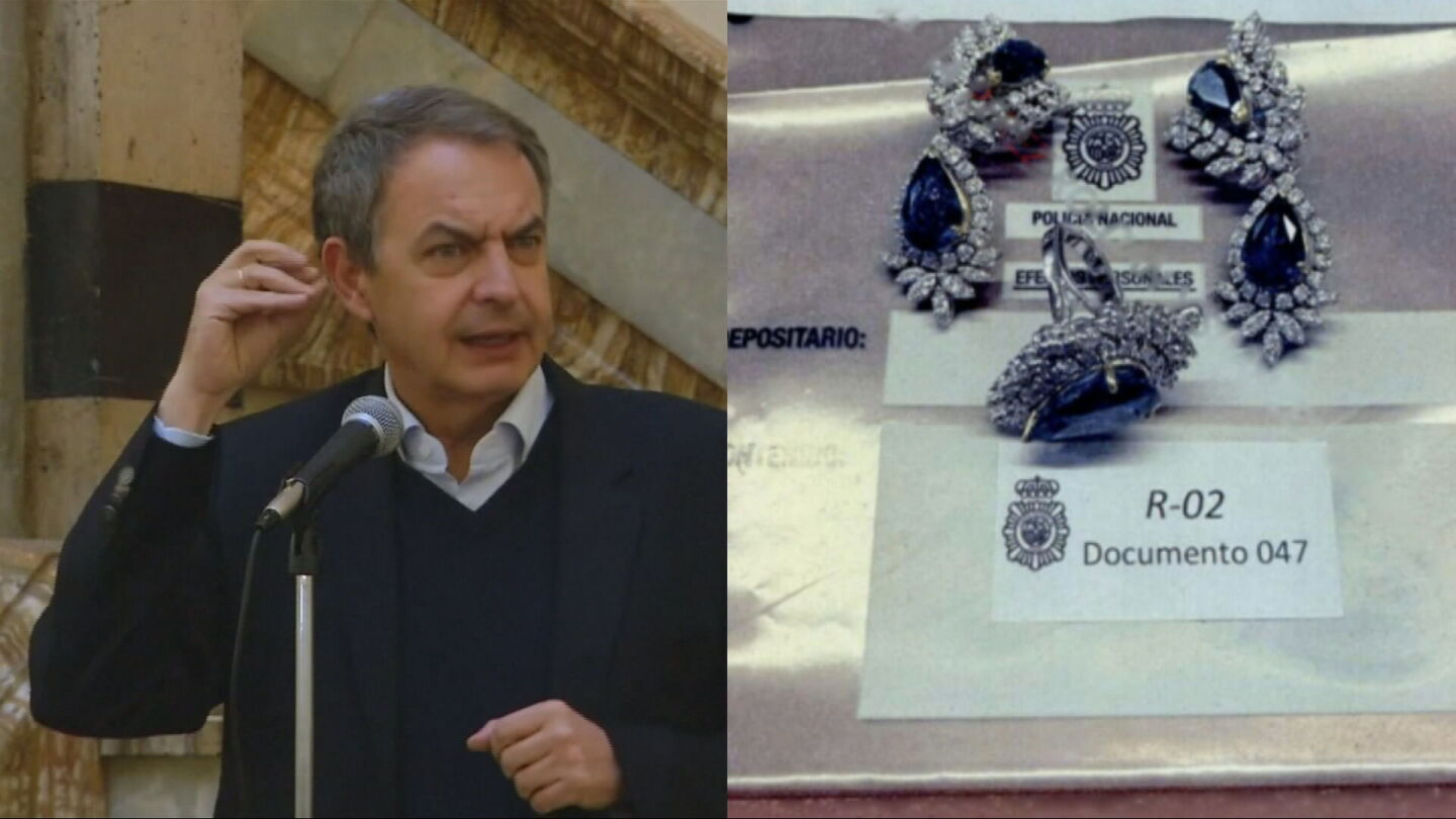 Zapatero atribuye las joyas incautadas a un "regalo personal": "Ni ten&iacute;an uso, ni destino. No pod&iacute;amos imaginar ese valor"