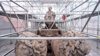 C&oacute;mo visitar la fuente de Cibeles (Madrid), en pleno proceso de restauraci&oacute;n: abierto al p&uacute;blico con 176 visitas guiadas
