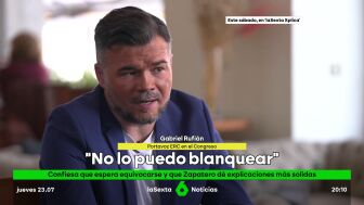Gabriel Rufi&aacute;n en su entrevista en laSexta Xplica