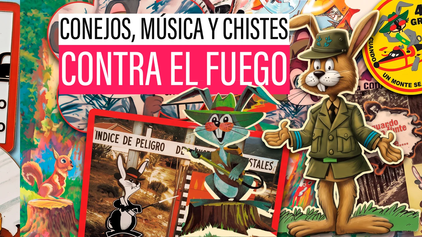 Un himno de Serrat, conejos y hasta algo de humor: así han sido las campañas contra incendios en España desde los años 60 Un himno de Serrat, conejos y hasta algo de humor: así han sido las campañas contra incendios en España desde los años 60