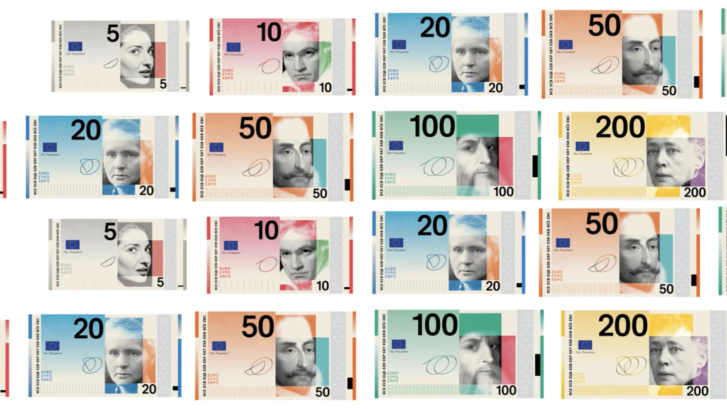Opción A para los nuevos billetes de Euro Opción A para los nuevos billetes de Euro