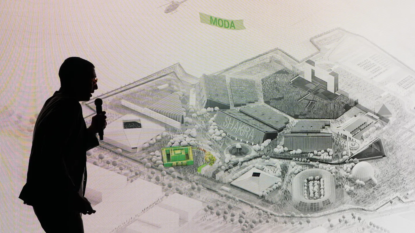 Recinto que se construirá para los conciertos de Shakira en Madrid Recinto que se construirá para los conciertos de Shakira en Madrid