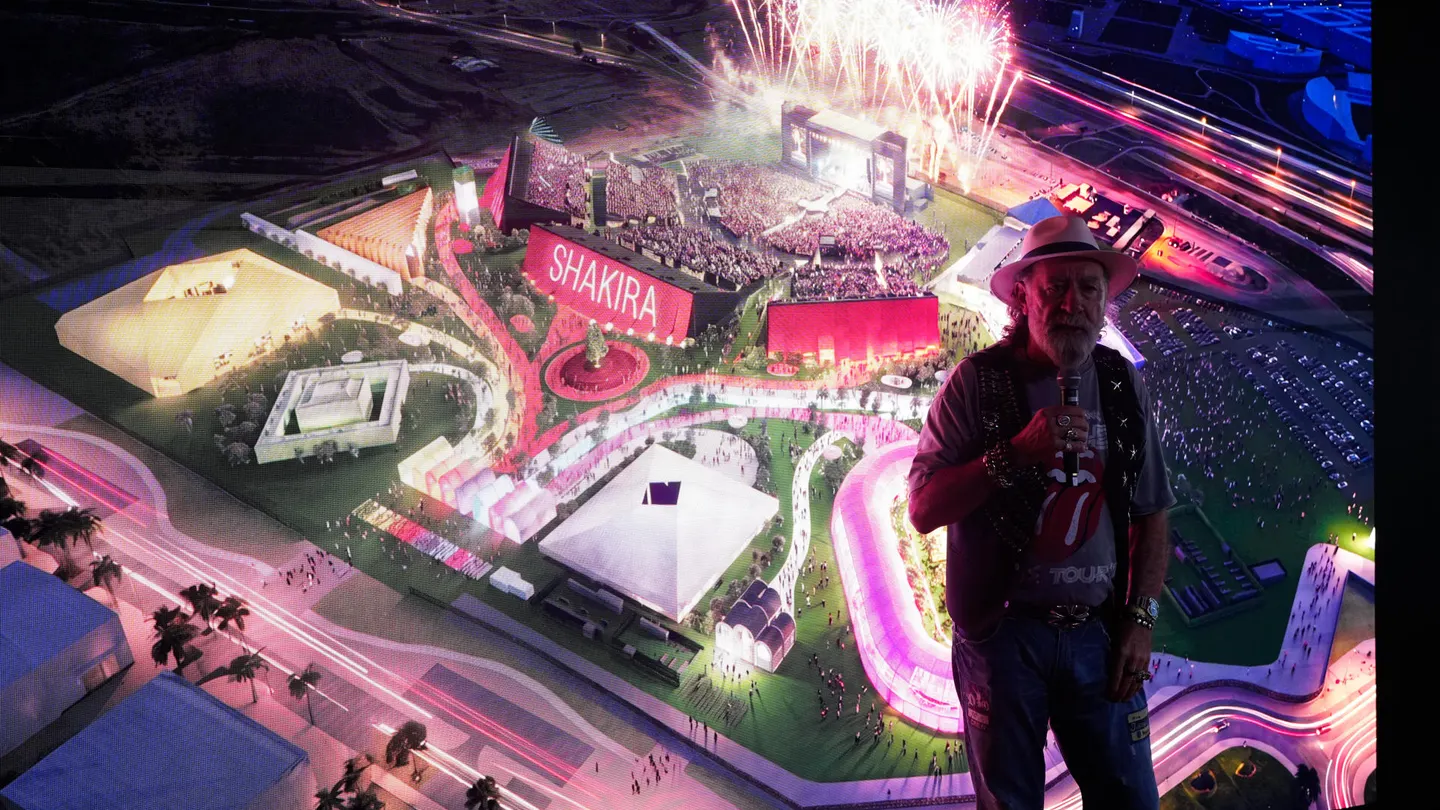 Recinto que se construirá para los conciertos de Shakira en Madrid Recinto que se construirá para los conciertos de Shakira en Madrid