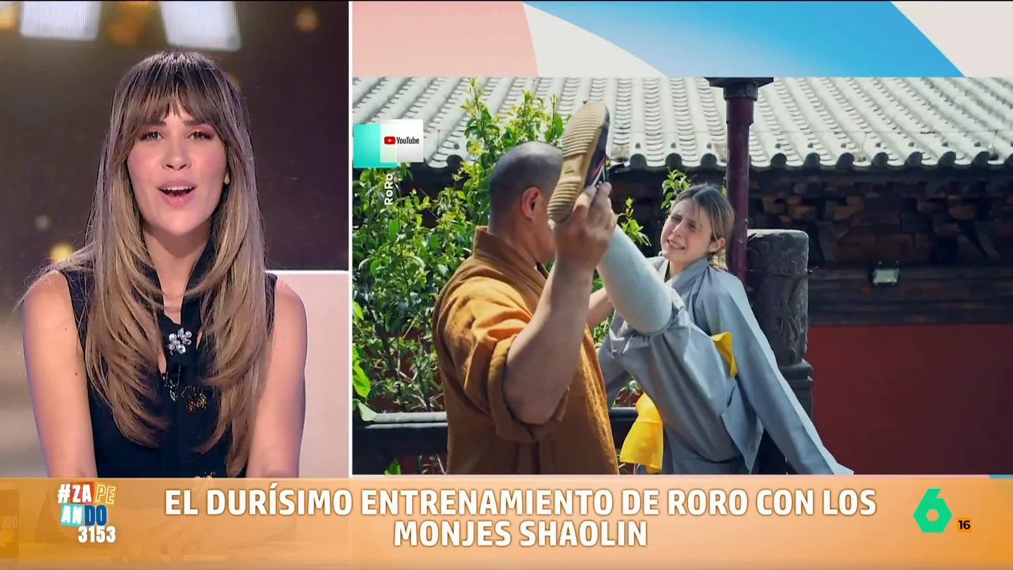 "A Pablo le apetecía que me rompieran el lomo y me fui allí": María Gómez alucina con el entrenamiento de Roro para 'La Velada' Mañana arranca 'La Velada del Año' de Ibai Llanos y los zapeadores analizan algunos de los entrenamientos más salvajes de sus participantes, desde el de Roro con los monjes shaolin hasta la 'paliza' de Omar Montes a Edu Aguirre.
