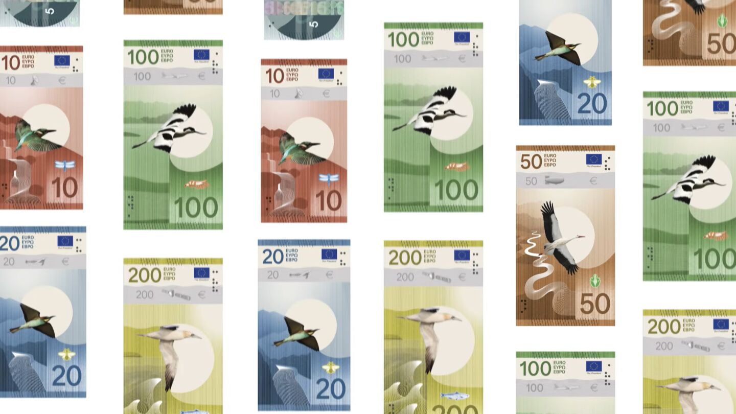 Opción I para los nuevos billetes de Euro