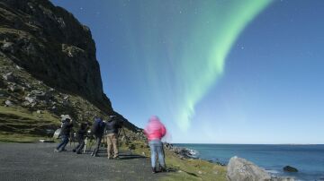 Aurora boreal en Lofoten
