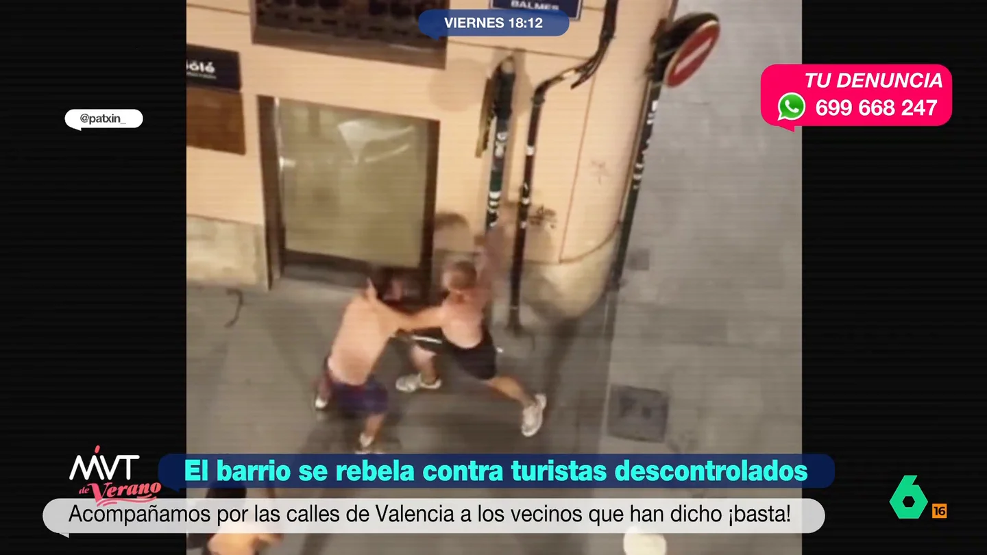 Turismo de borrachera, prostitución y tráfico de drogas: los vecinos de Valencia dicen '¡basta!' a los turistas incívicos Los vecinos de El Cabanyal, en Valencia, aseguran haber denunciado 450 apartamentos turísticos ilegales. Están hartos de los comportamientos incívicos de los turistas de borrachera. En Velluters preocupan los problemas de delincuencia.