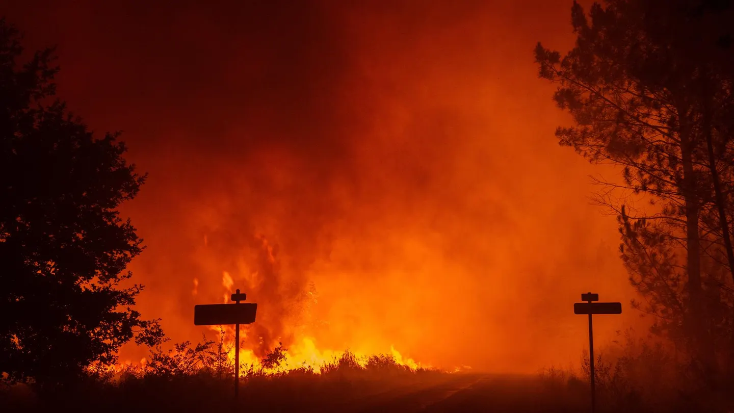 Incendio Francia Incendio Francia