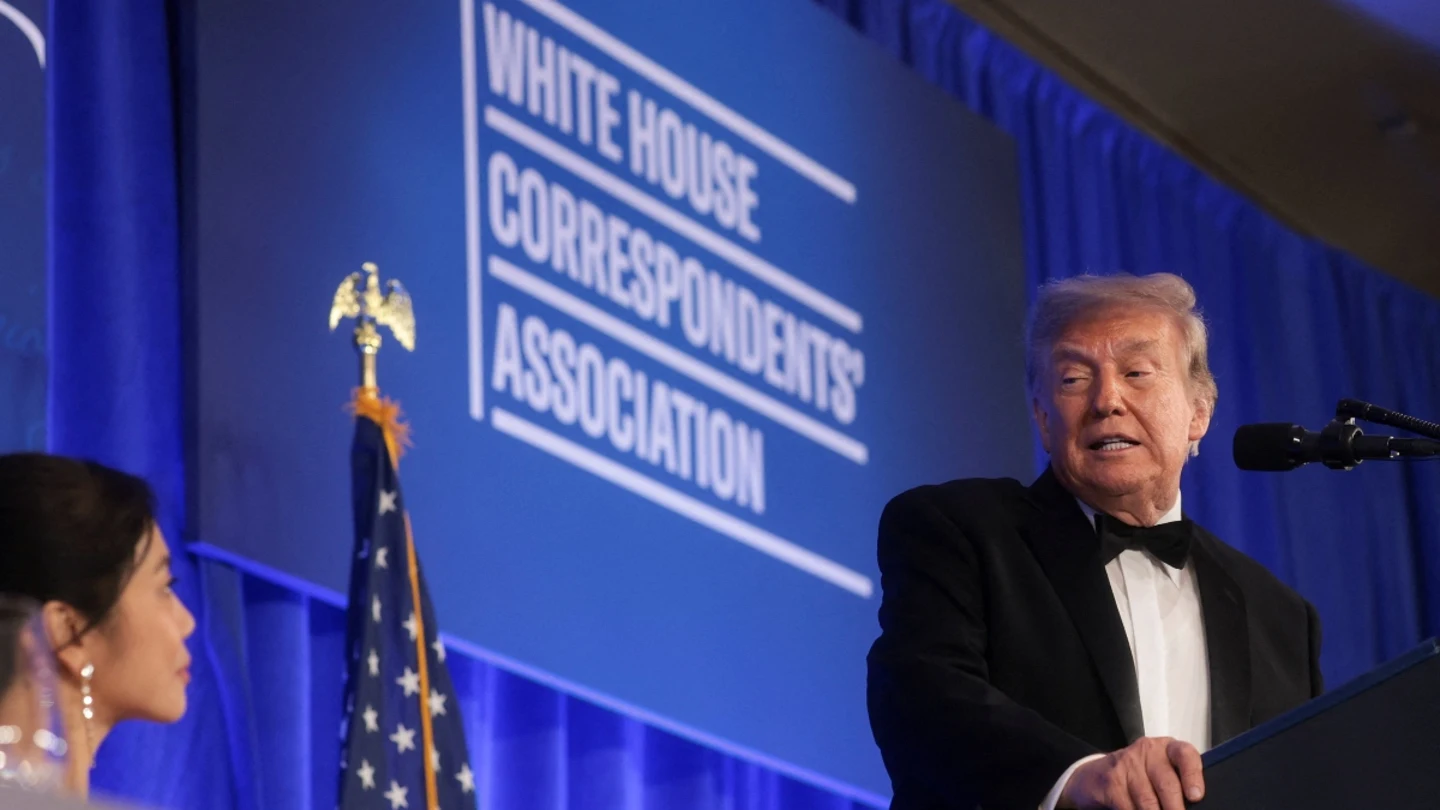 Donald Trump, en la Cena de Corresponsales de la Casa Blanca Donald Trump, en la Cena de Corresponsales de la Casa Blanca