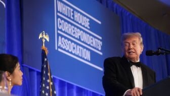 Donald Trump, en la Cena de Corresponsales de la Casa Blanca