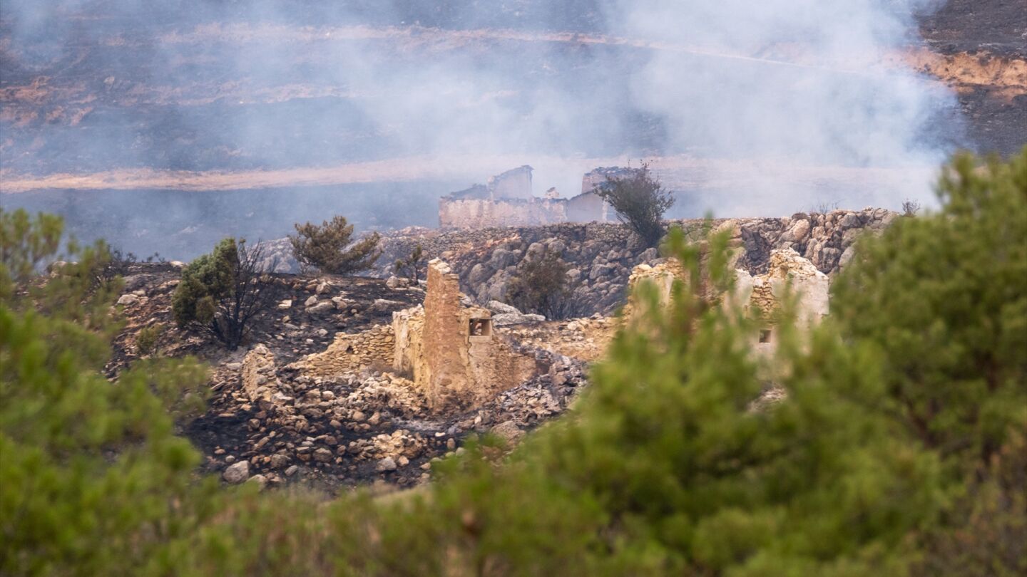 Incendio en Ejulve