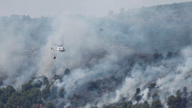 Incendio en La Vall d'Uix&ograve;