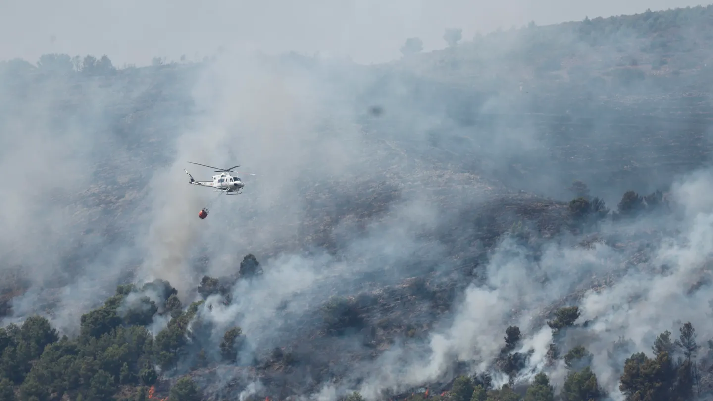 Incendio en La Vall d'Uixò Incendio en La Vall d'Uixò