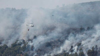 Incendio en La Vall d'Uix&ograve;