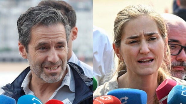 Borja S&eacute;mper a la izquierda y Sara Aagesen a la derecha