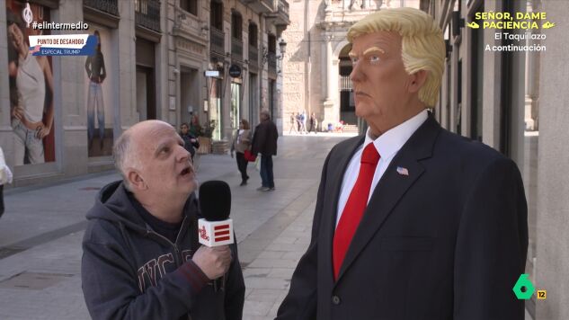 El Intermedio volv&iacute;a a abrir su 'Punto de desahogo' y, en esta ocasi&oacute;n, este estaba presidido por una estatua de Donald Trump para que la gente pudiera manifestar sus opiniones sobre el presidente de EEUU. 
