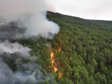 Im&aacute;genes captadas del incendio en Sotillo de la Adrada, Madrid