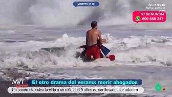 El peque&ntilde;o fue engullido por el mar y el socorrista, durante dos minutos, no cej&oacute; en su empe&ntilde;o para conseguir llevar al ni&ntilde;o hasta la orilla. Varias personas tuvieron que acudir en su ayuda para conseguir su objetivo. 