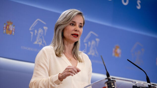 La portavoz parlamentaria de Sumar, Ver&oacute;nica Mart&iacute;nez Barbero, en una imagen de archivo.