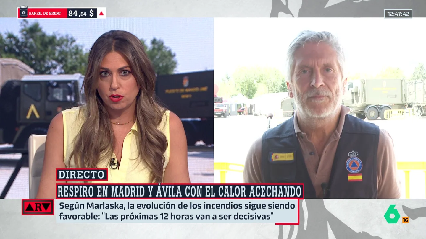 Marlaska espera que los incendios entren en "fase de estabilización" en las próximas 12 horas: "Seguro que seguimos dando buenas noticias" Marlaska espera que los incendios entren en "fase de estabilización" en las próximas 12 horas: "Seguro que seguimos dando buenas noticias"