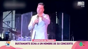 David Bustamante expulsa a un hombre de un concierto, en v&iacute;deo: "Las personas han venido a disfrutar"