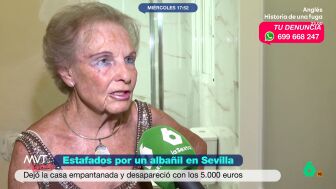 Mercedes contrat&oacute; a un alba&ntilde;il para hacer un ba&ntilde;o en la parte baja de su casa. Tras pedirle dinero en varias ocasiones, este tan solo comenz&oacute; a construir dos muros. Finalmente, se fue de su casa, sin previo aviso, llev&aacute;ndose el dinero. 
